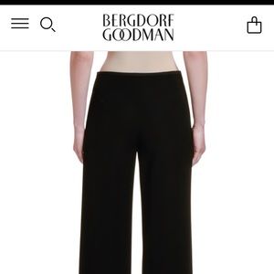Georgio Armani Black Wool Pants